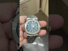  Patek Philippe Aquanaut Stainless Steel Diamond Bezel Dial Rubber Strap Automatic Luxury Watch Demo