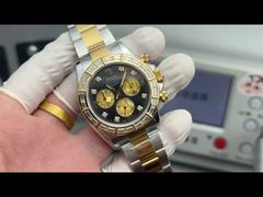 Watch: Daytona 40MM Gold Black Chrono Dial Oyster Bracelet Box Paper 116508 Showcase